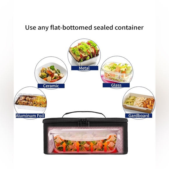 Warmer Lunch Box Portable Truck Microwave 24V Heated
Lunch Box for aldults - Picture 4 of 7
